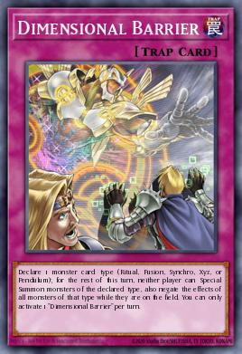Dimensional Barrier DUDE-EN048