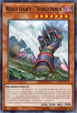 World Legacy - "World Armor" MP18-EN117