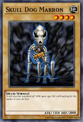 Skull Dog Marron SOD-EN003