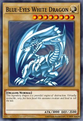Blue-Eyes White Dragon LOB-EN001