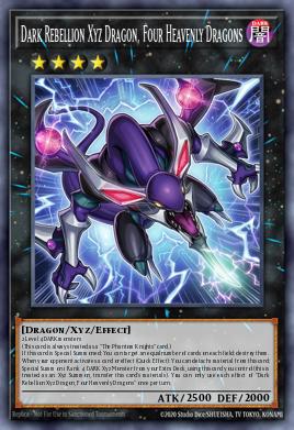 Dark Rebellion Xyz Dragon, Four Heavenly Dragons MAMS-EN015