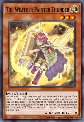 The Weather Painter Thunder SPWA-EN033