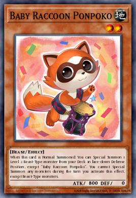 Baby Raccoon Ponpoko MP14-EN136