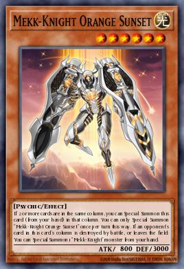 Mekk-Knight Orange Sunset MP18-EN179