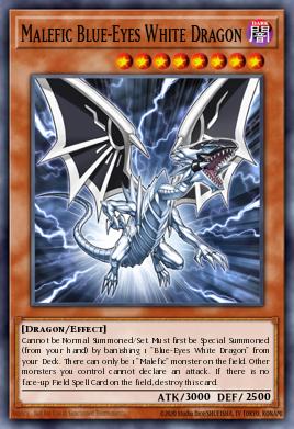 Malefic Blue-Eyes White Dragon YMP1-EN002
