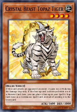 Crystal Beast Topaz Tiger OP07-PT034
