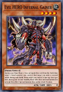 Evil HERO Infernal Gainer LCGX-EN030