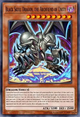 Black Skull Dragon, the Archfiend of Unity BETB-EN026