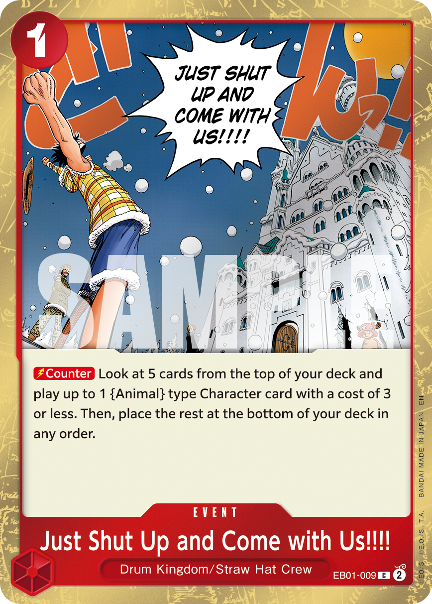 Just Shut Up and Come with Us!!!! (Pirate Foil) (alternativ bild) EB01-009_p1