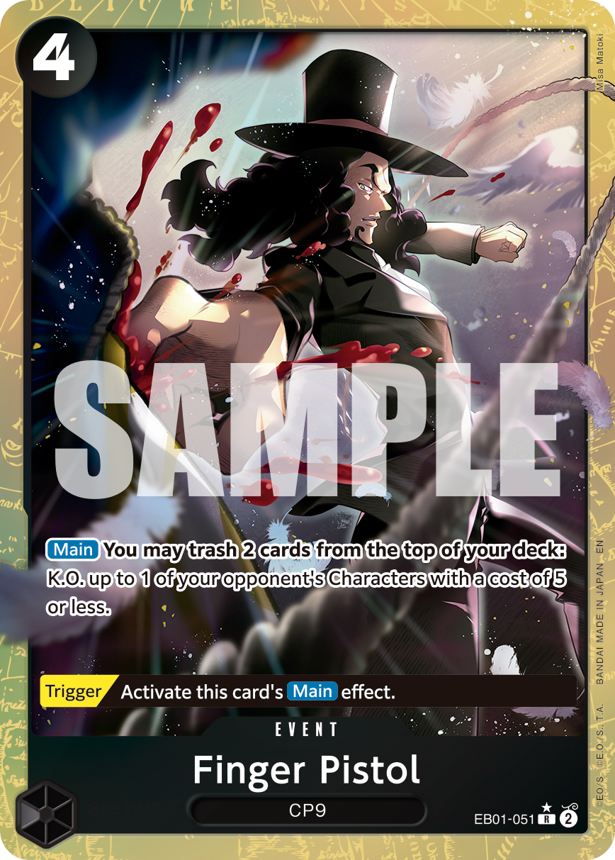 Finger Pistol (Alternate Art) EB01-051_p1