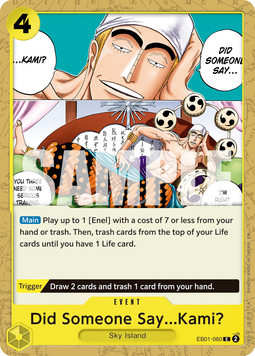 Did Someone Say...Kami? (Reprint) (alternativ bild) EB01-060_r1