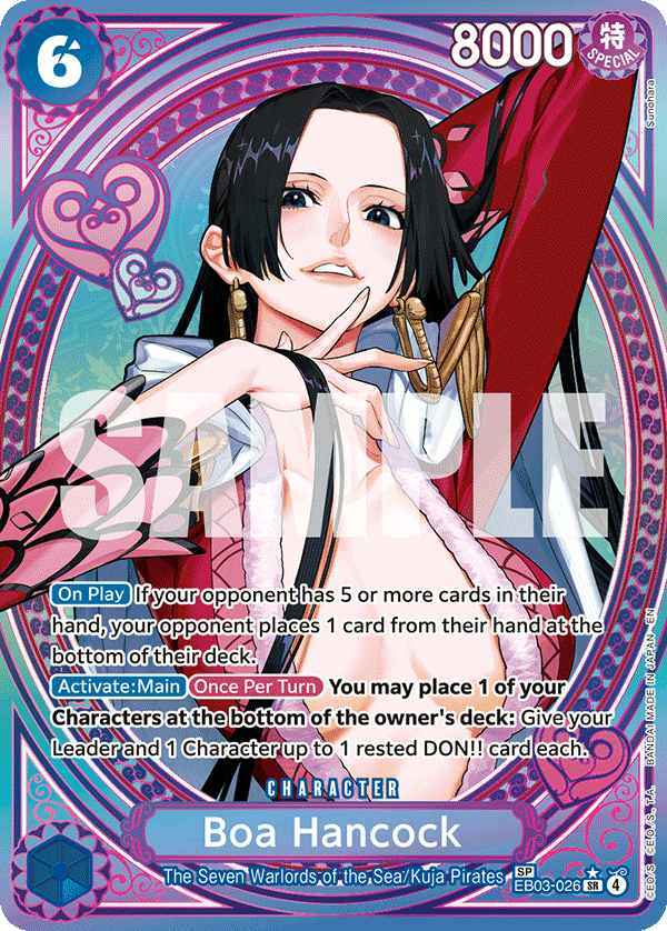 Boa Hancock (SP) (alternativ bild) EB03-026_p2 – Extra Booster: One Piece Heroines Edition