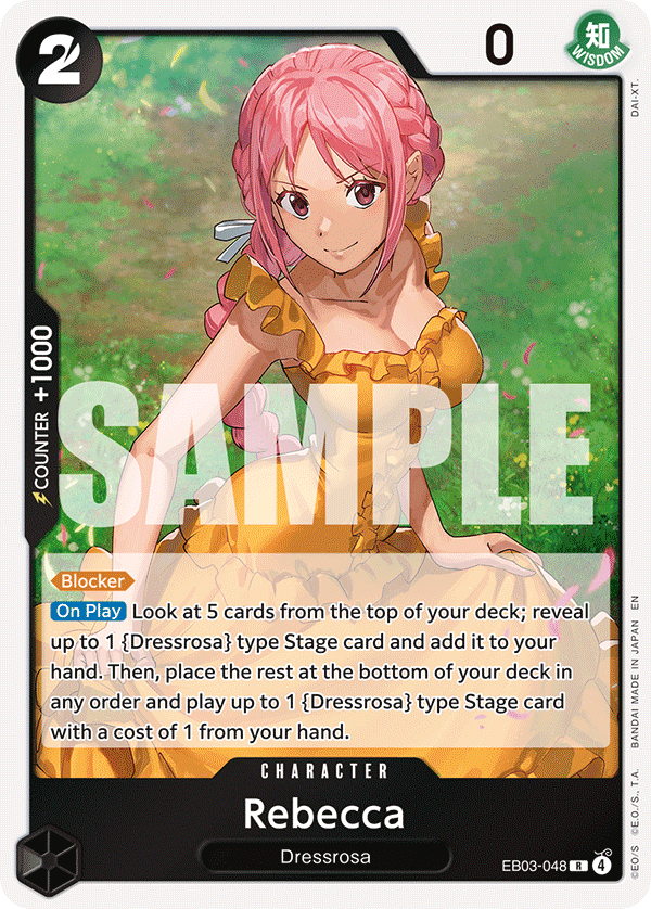 Rebecca EB03-048 – Extra Booster: One Piece Heroines Edition