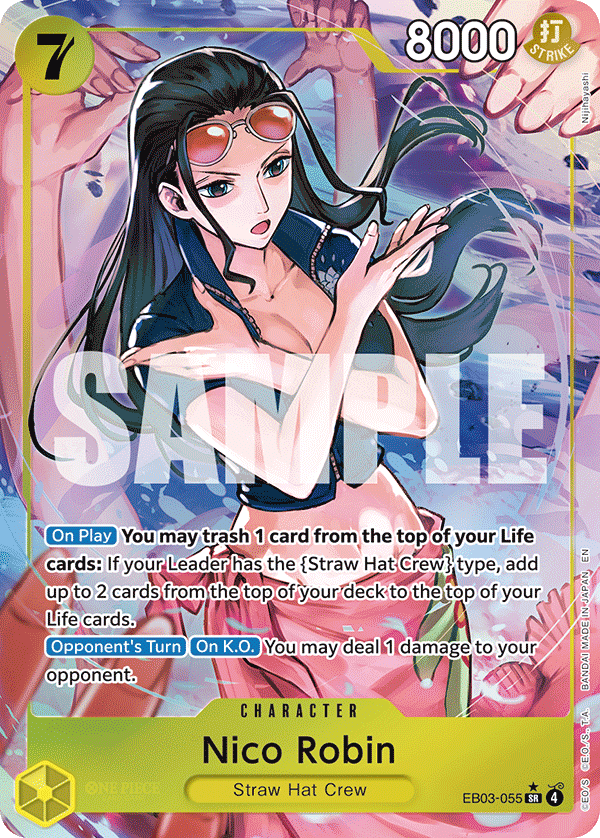 Nico Robin (055) (Alternate Art) EB03-055_p1