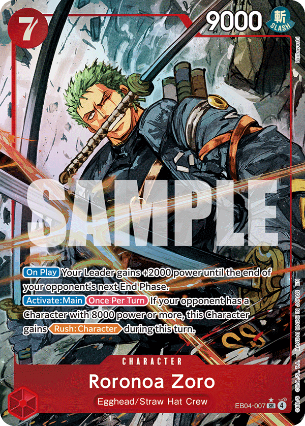 Roronoa Zoro (EB04-007) (Alternate Art) EB04-007_p1
