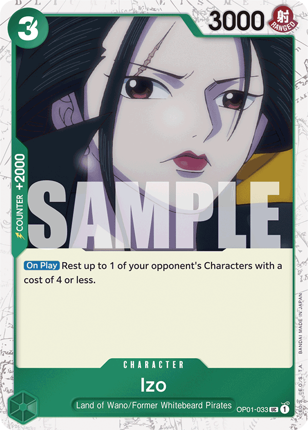 Izo (OP01-033) (Jolly Roger Foil) (alternativ bild) OP01-033_p3
