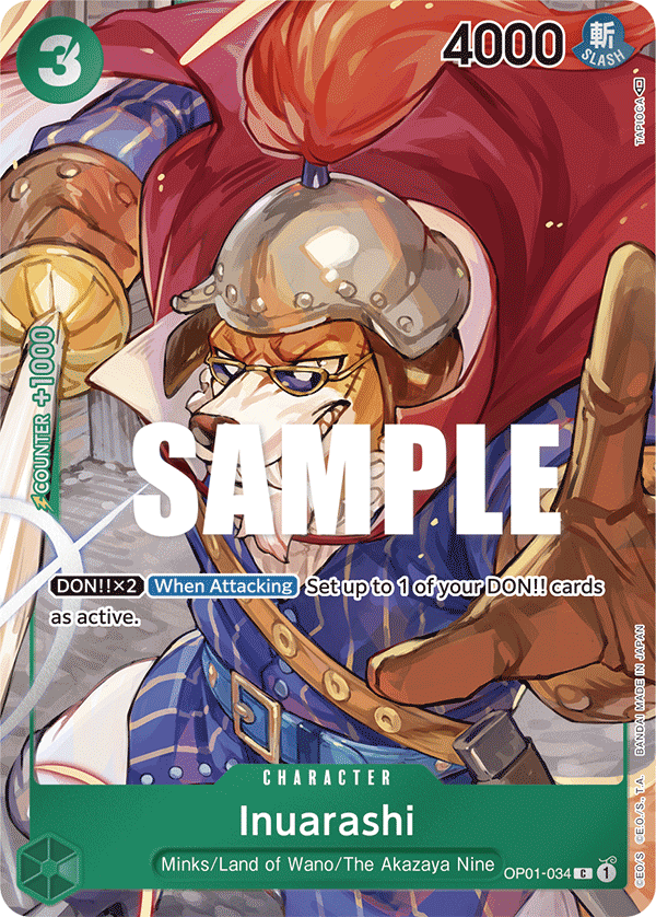 Inuarashi (Box Topper) (alternativ bild) OP01-034_p1