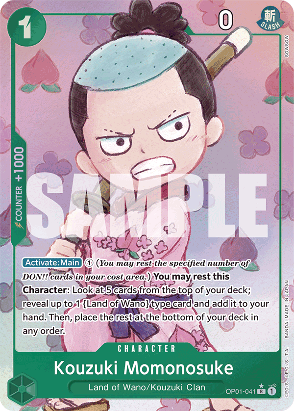 Kouzuki Momonosuke (Alternate Art) OP01-041_p5