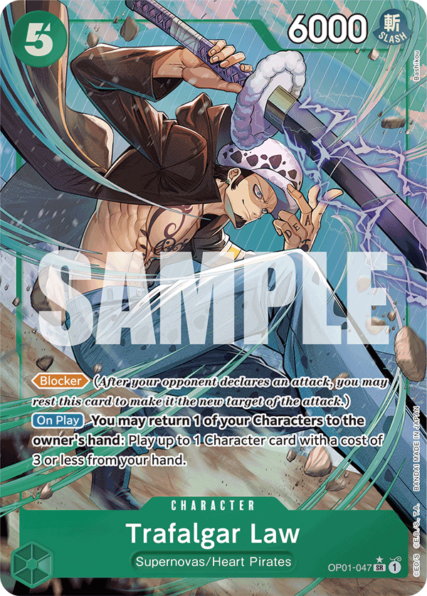 Trafalgar Law (OP01-047) (Alternate Art) OP01-047_p4