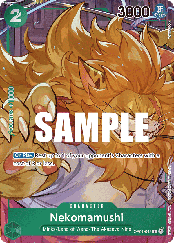 Nekomamushi (Box Topper) (alternativ bild) OP01-048_p1
