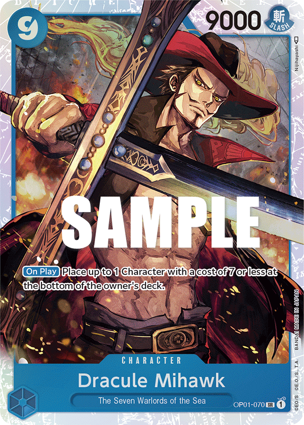 Dracule Mihawk OP01-070 – Romance Dawn