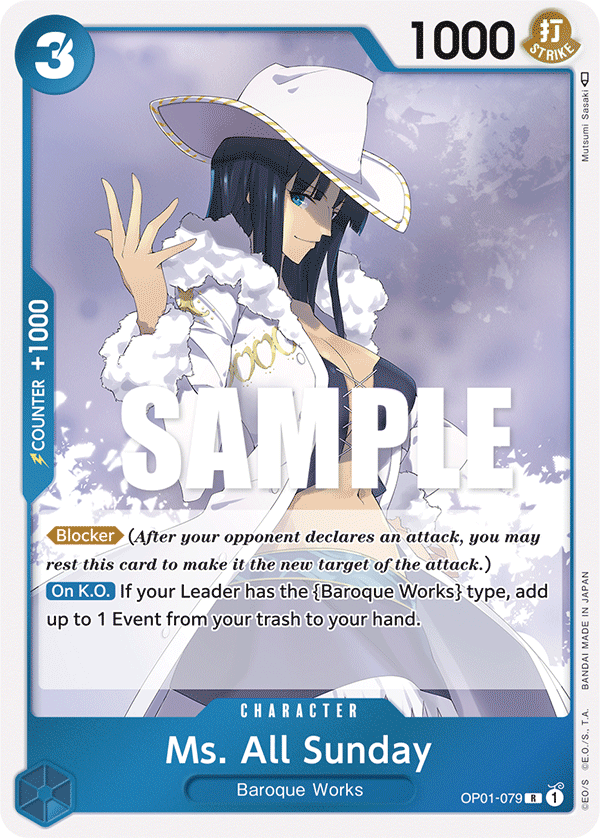 Ms. All Sunday OP01-079