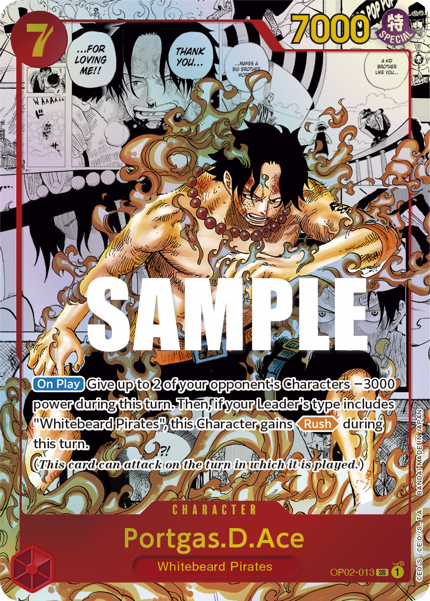 Portgas.D.Ace (Parallel) (Manga) (Alternate Art) OP02-013_p2