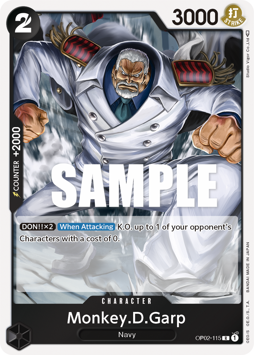 Monkey.D.Garp (115) OP02-115