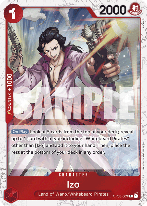 Izo (OP03-003) (Jolly Roger Foil) (alternativ bild) OP03-003_p4