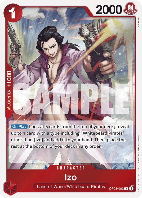Izo (OP03-003) (Reprint) (alternativ bild) OP03-003_r2