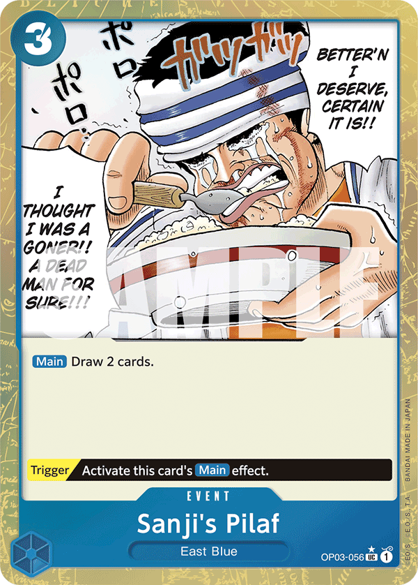 Sanji's Pilaf (Textured Foil) (alternativ bild) OP03-056_p3