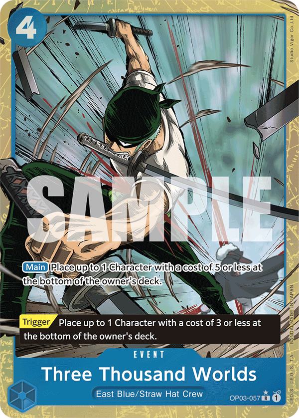 Three Thousand Worlds (Alternate Art) OP03-057_p4