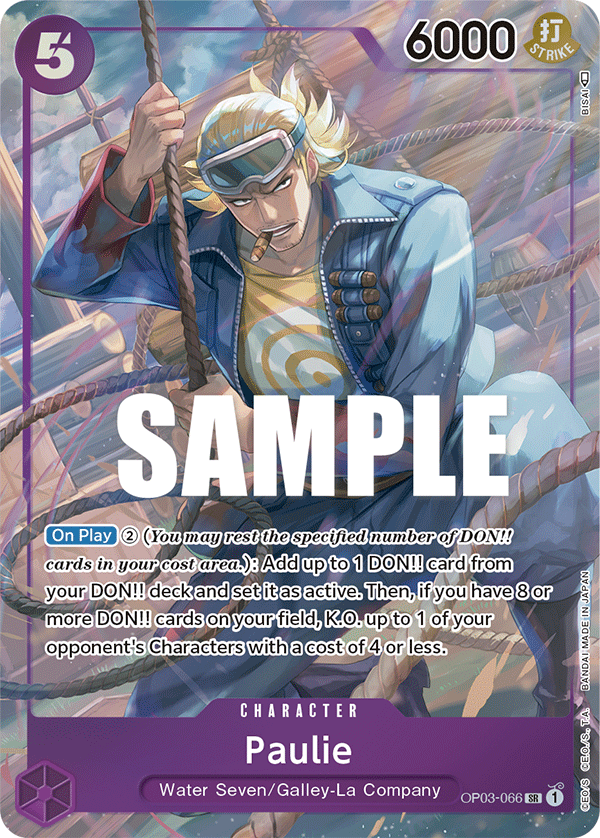 Paulie (Alternate Art) OP03-066_p1