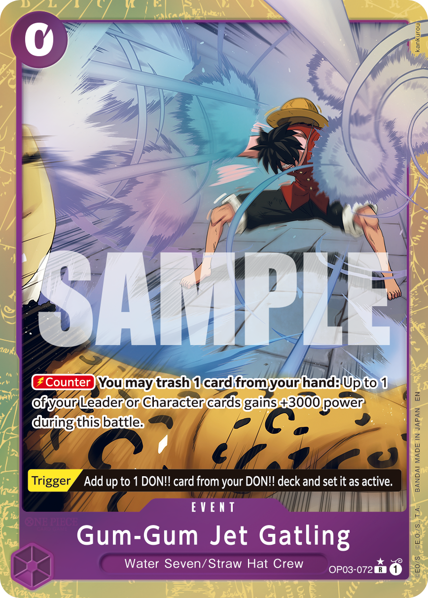 Gum-Gum Jet Gatling (Alternate Art) OP03-072_p1
