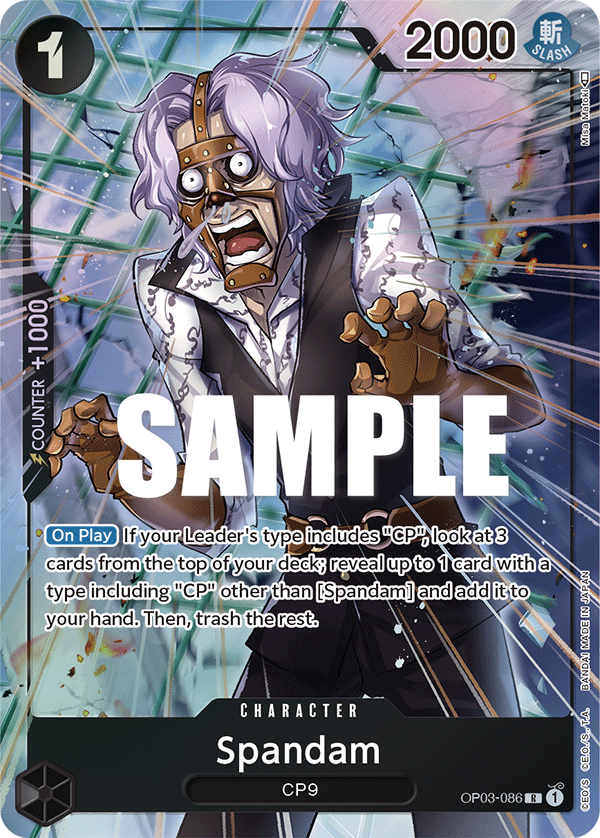 Spandam (Alternate Art) OP03-086_p1