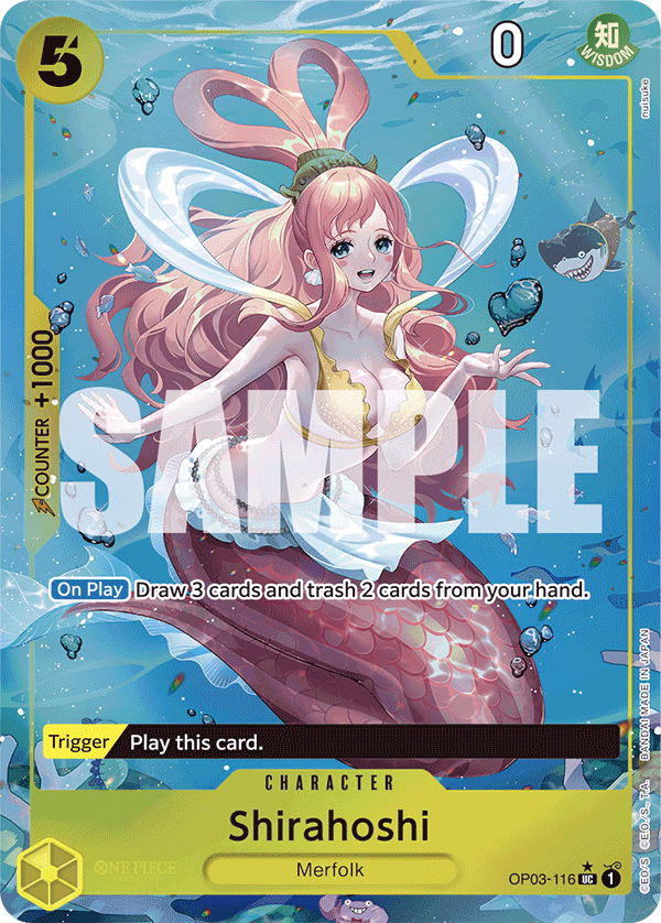 Shirahoshi (OP03-116) (Full Art) (alternativ bild) OP03-116_p6