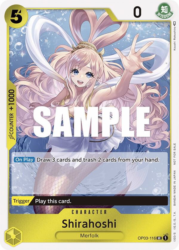 Shirahoshi (Dash Pack) (alternativ bild) OP03-116_p8