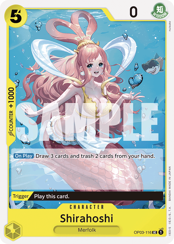 Shirahoshi (OP03-116) (Reprint) (alternativ bild) OP03-116_r1