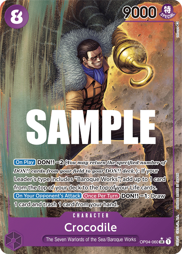 Crocodile (060) (Alternate Art) OP04-060_p1