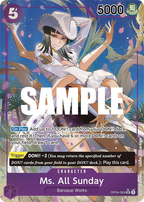 Ms. All Sunday (Alternate Art) OP04-064_p1