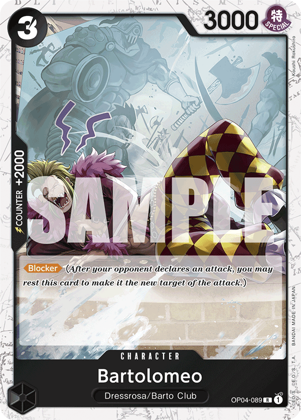 Bartolomeo (OP04-089) (Jolly Roger Foil) (alternativ bild) OP04-089_p2