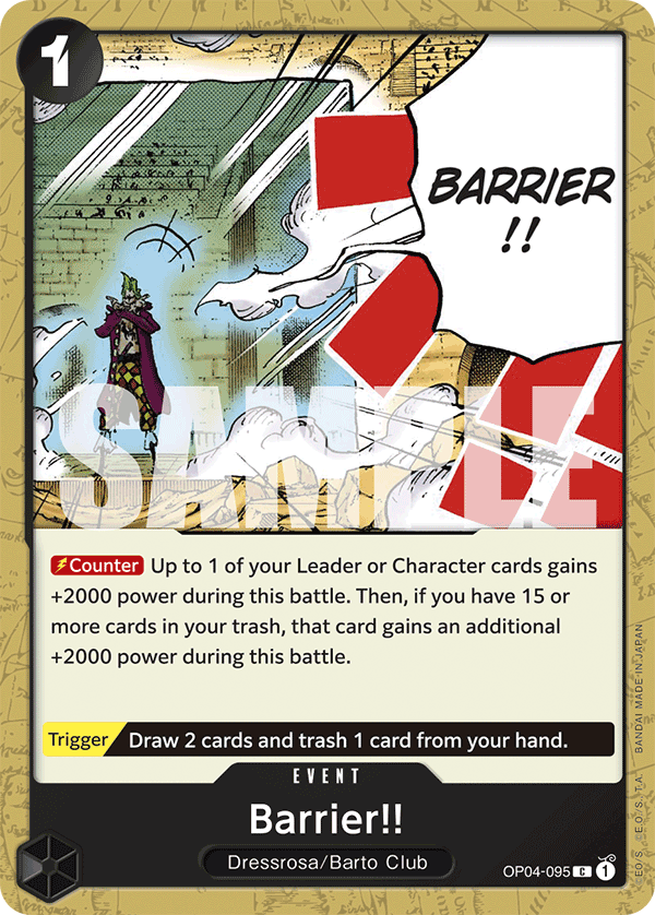 Barrier!! (alternativ bild) OP04-095_r1