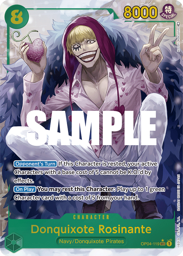 Donquixote Rosinante (Alternate Art) OP04-119_p1