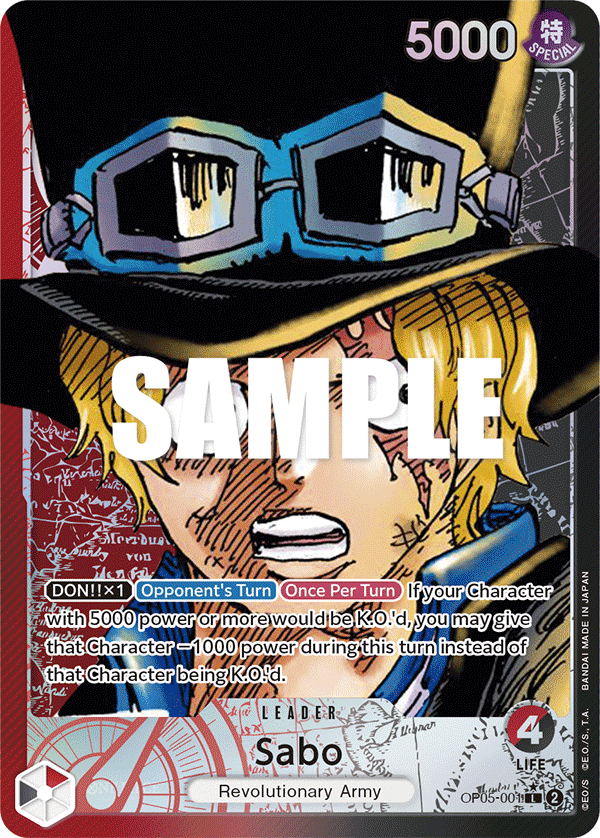 Sabo (001) (Alternate Art) OP05-001_p1
