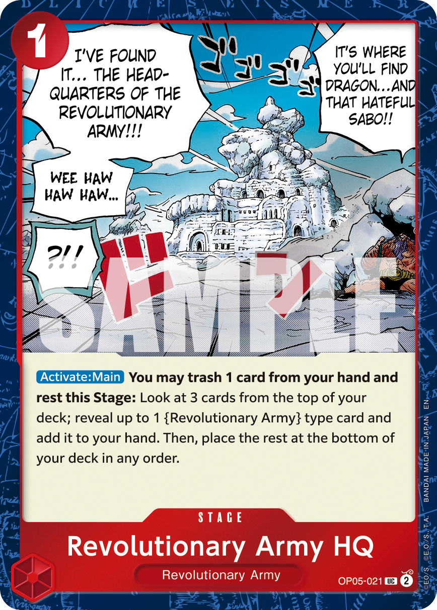 Revolutionary Army HQ (Pirate Foil) (alternativ bild) OP05-021_p1