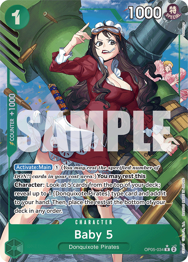Baby 5 (OP05-034) (Alternate Art) OP05-034_p5