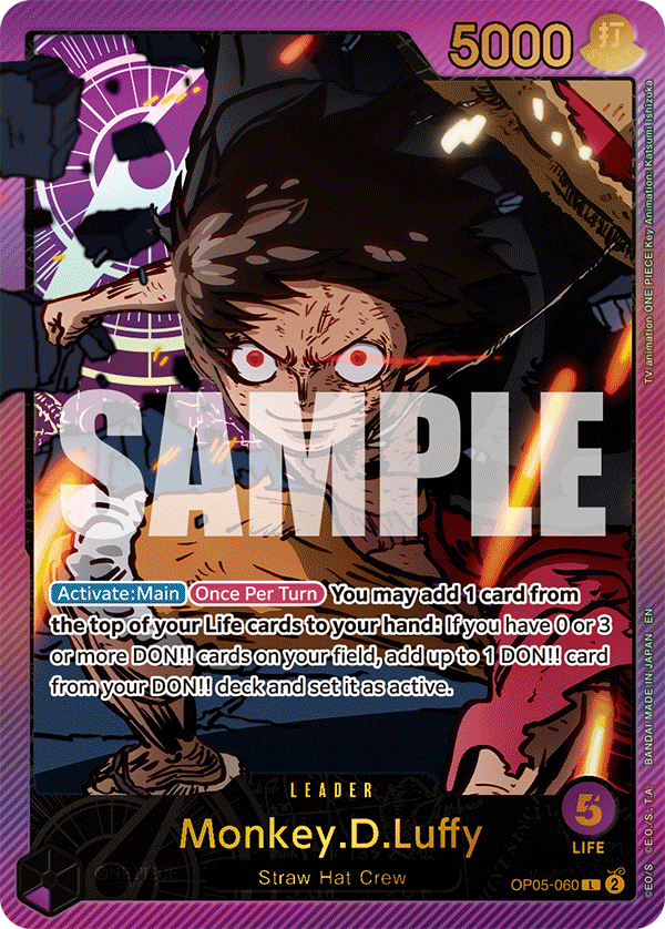 Monkey.D.Luffy (SPR) (alternativ bild) OP05-060_p4
