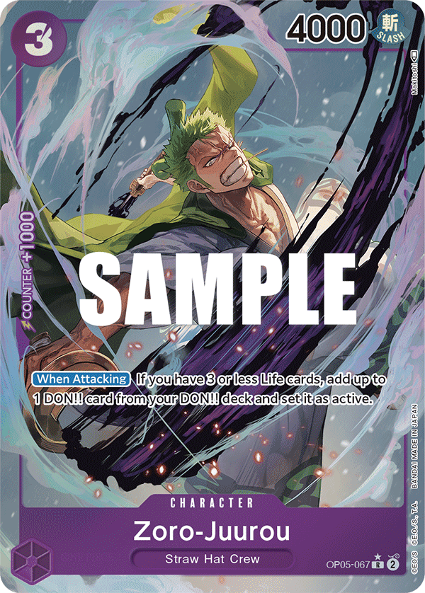 Zoro-Juurou (Alternate Art) OP05-067_p1