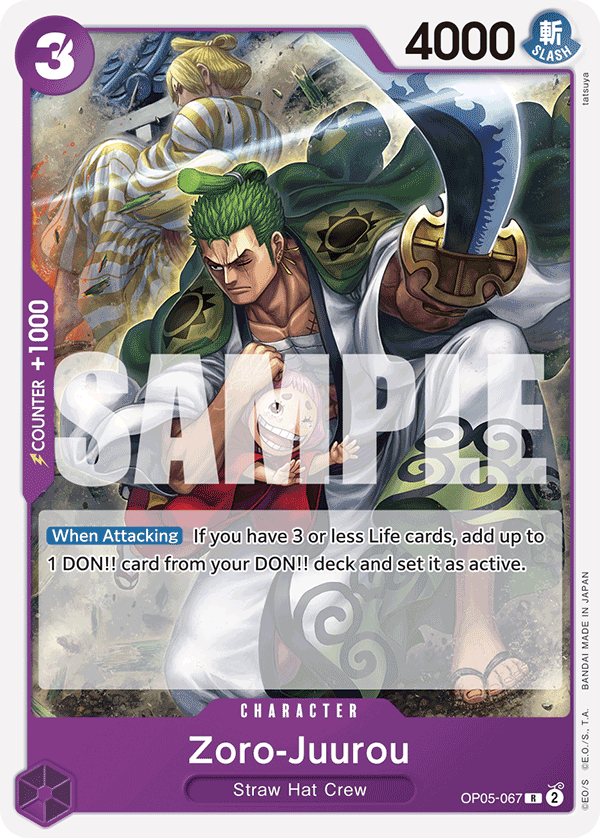 Zoro-Juurou (OP05-067) (alternativ bild) OP05-067_r1