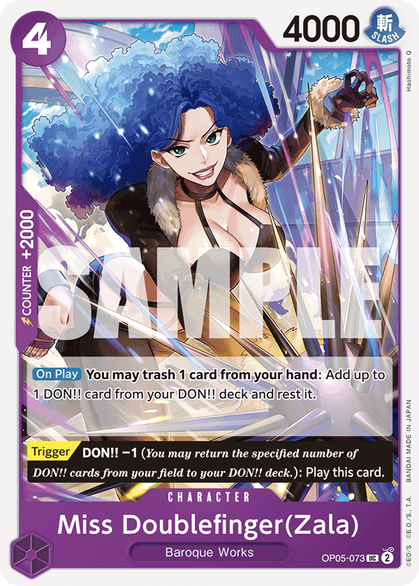 Miss Doublefinger(Zala) (Reprint) (alternativ bild) OP05-073_r1